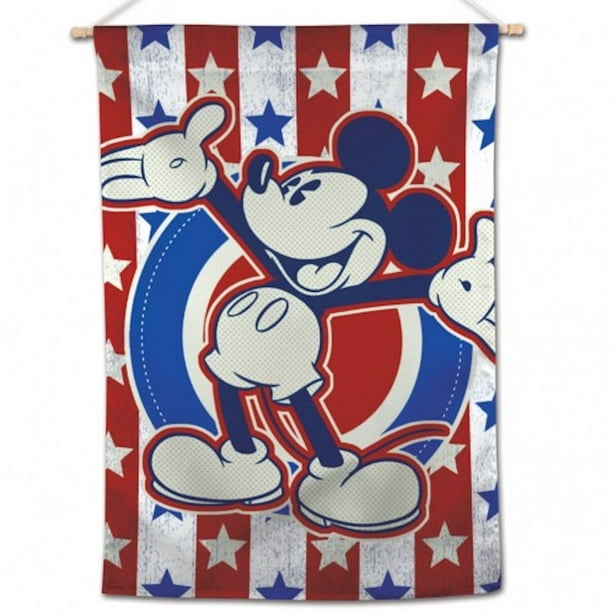 Disney store Mickey Mouse 5 x 7 frame American flag